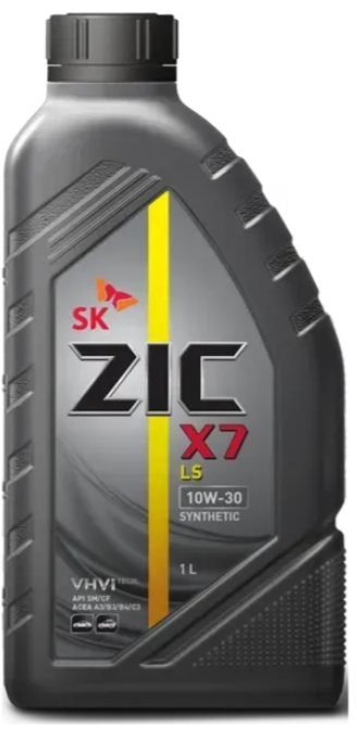 Олива моторна ZIC X7 LS 10W-30 1л